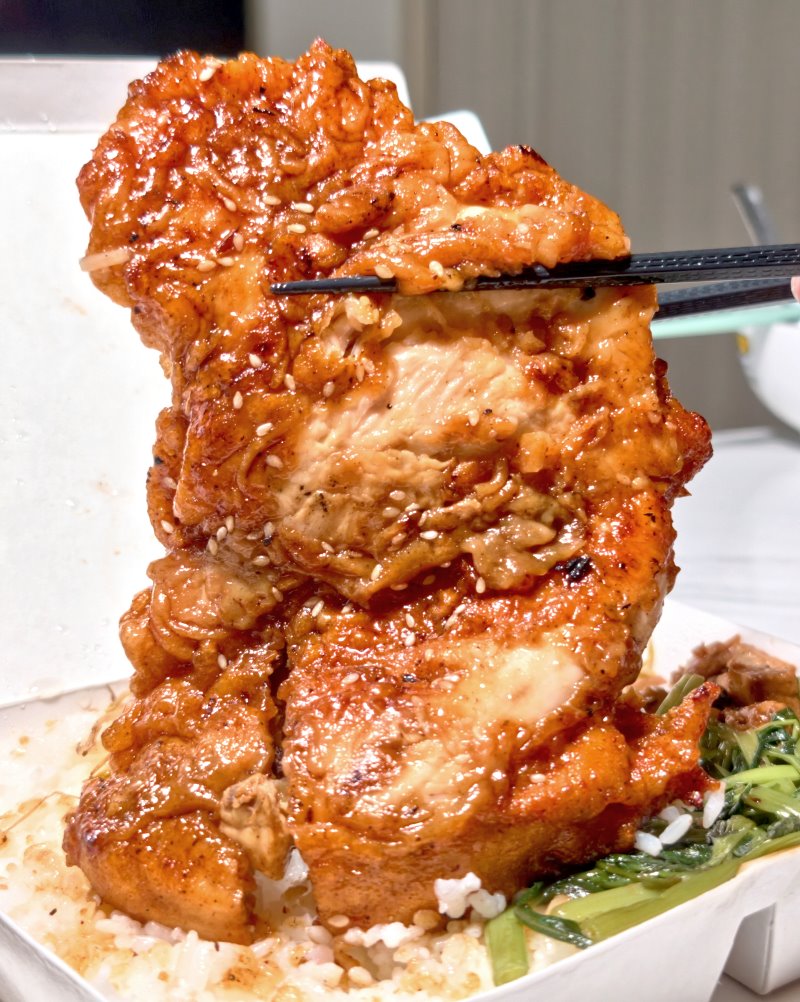上野烤肉飯 烤雞排超大份量