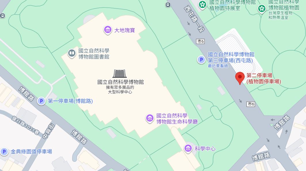 台中科博館停車場