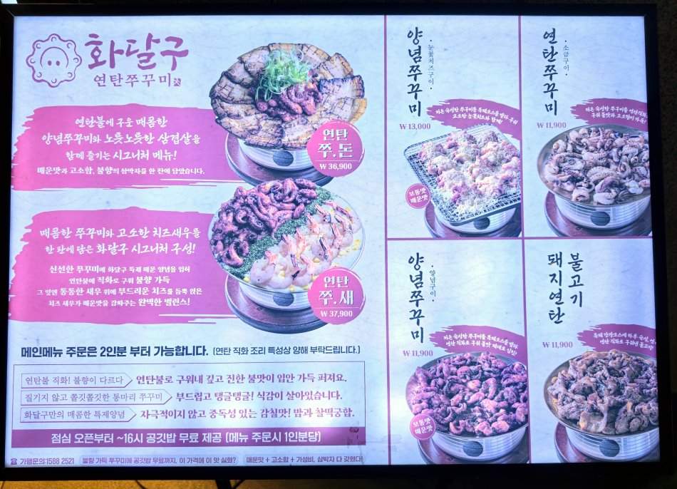 Hwadalgu 炭烤八爪章魚