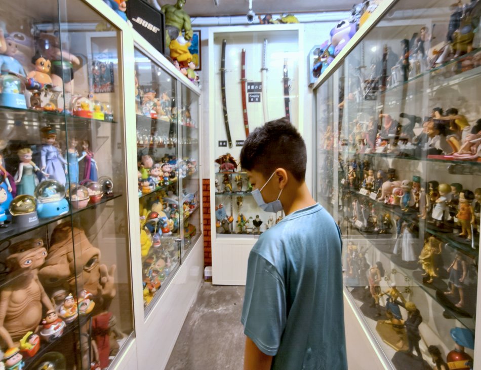 大量寶可夢系列絨毛玩偶展示