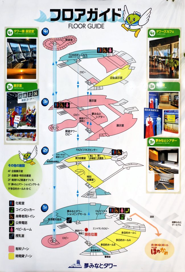 夢港塔全館導覽地圖