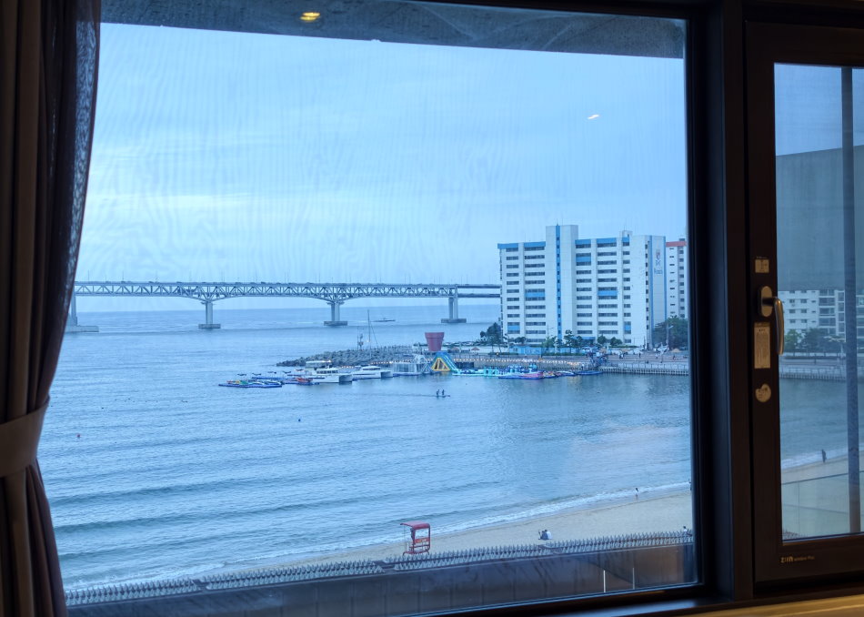 釜山廣安里 SEAYOU 飯店 傍晚景緻