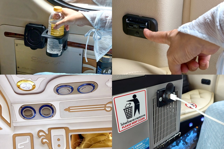 車內杯架、Type-C與USB快充孔、獨立冷氣出風口等貼心配備