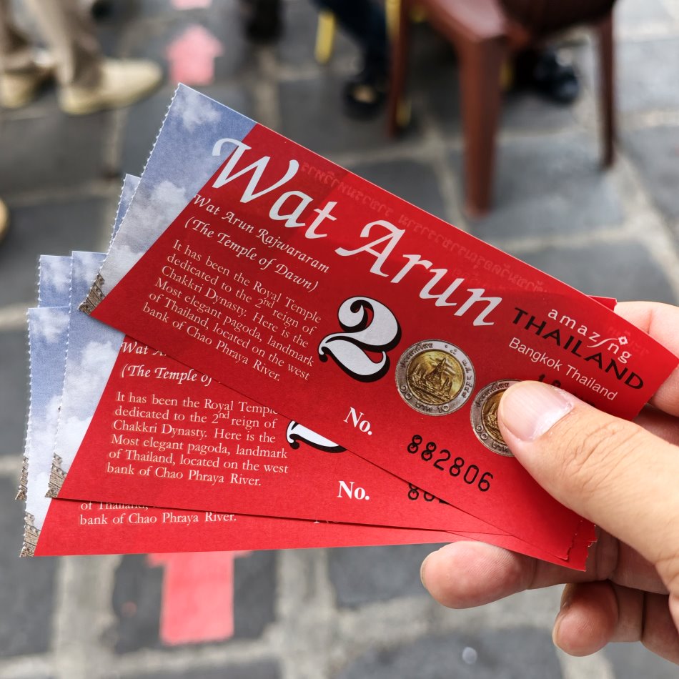 紅色鄭王廟Wat Arun參觀門票