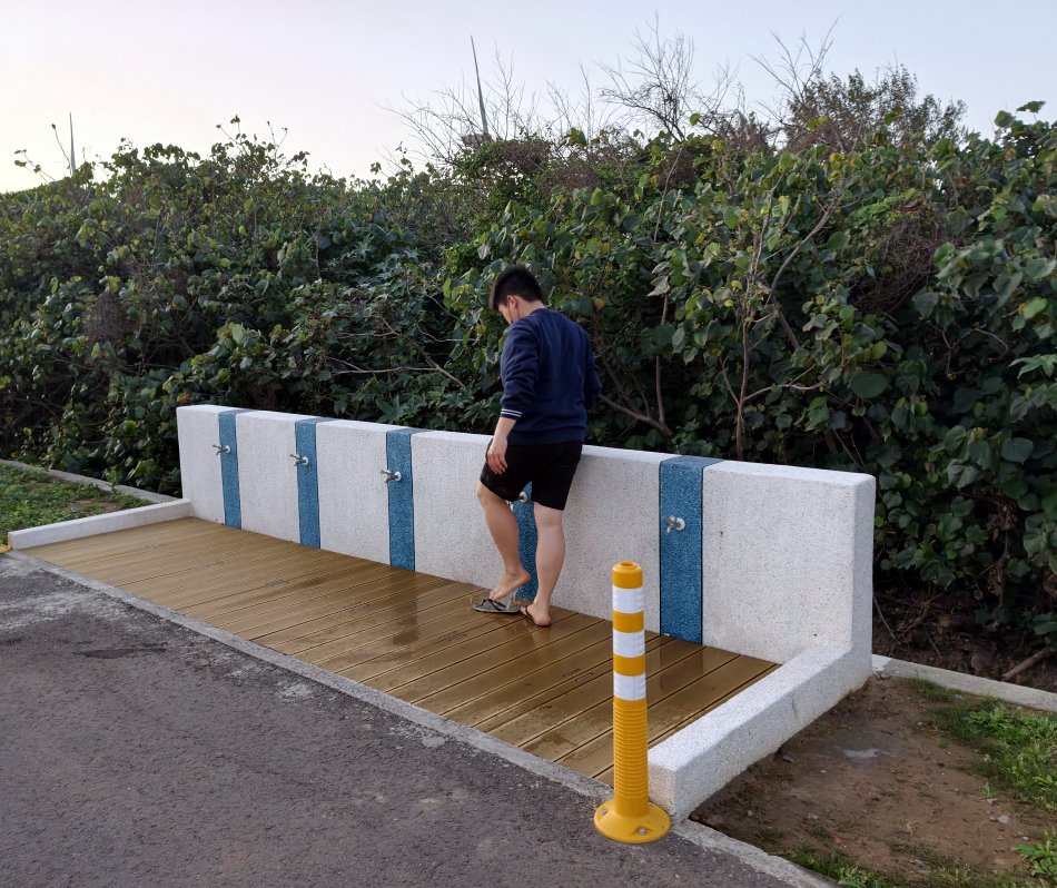 草漯沙丘地質公園美麗落日與廣袤海岸線風光